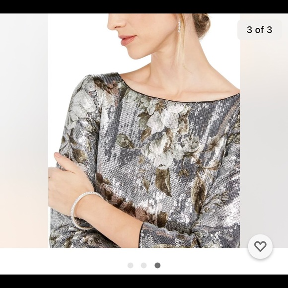 Vince camuto Silver sequine dress - Picture 3 of 3